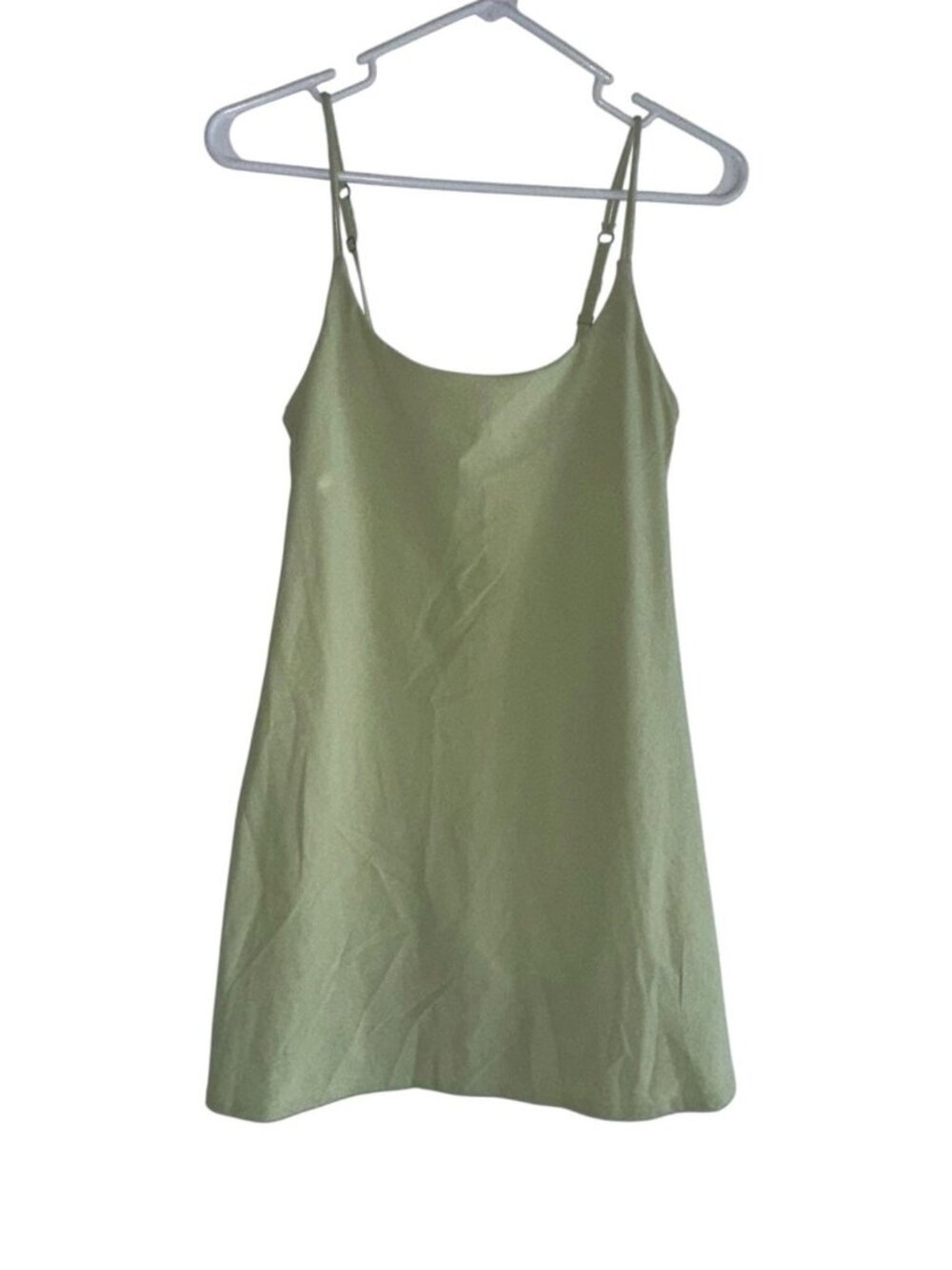 Abercrombie & Fitch The Traveler Mini Romper Dress Sz XS Light Green Tennis